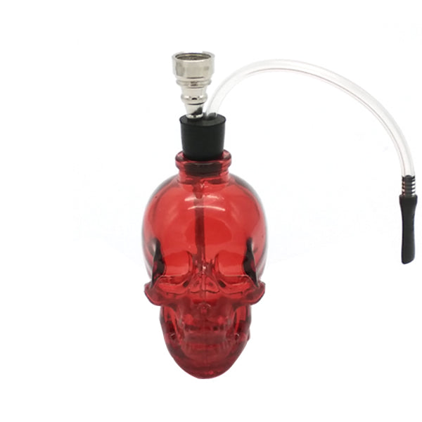 Its My 420 - Skull Head Style Small Glass Water Pipe