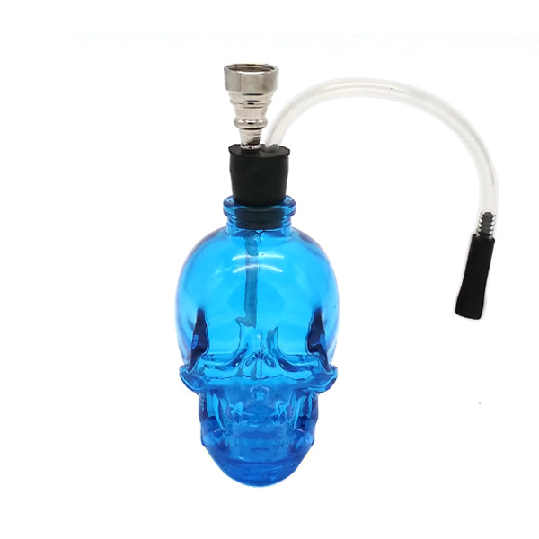 Its My 420 - Skull Head Style Small Glass Water Pipe