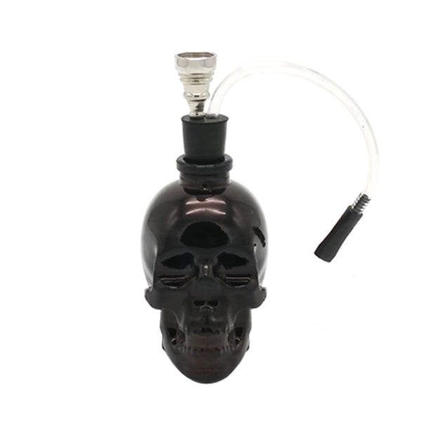 Its My 420 - Skull Head Style Small Glass Water Pipe
