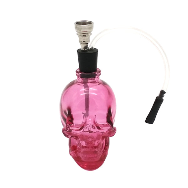 Its My 420 - Skull Head Style Small Glass Water Pipe